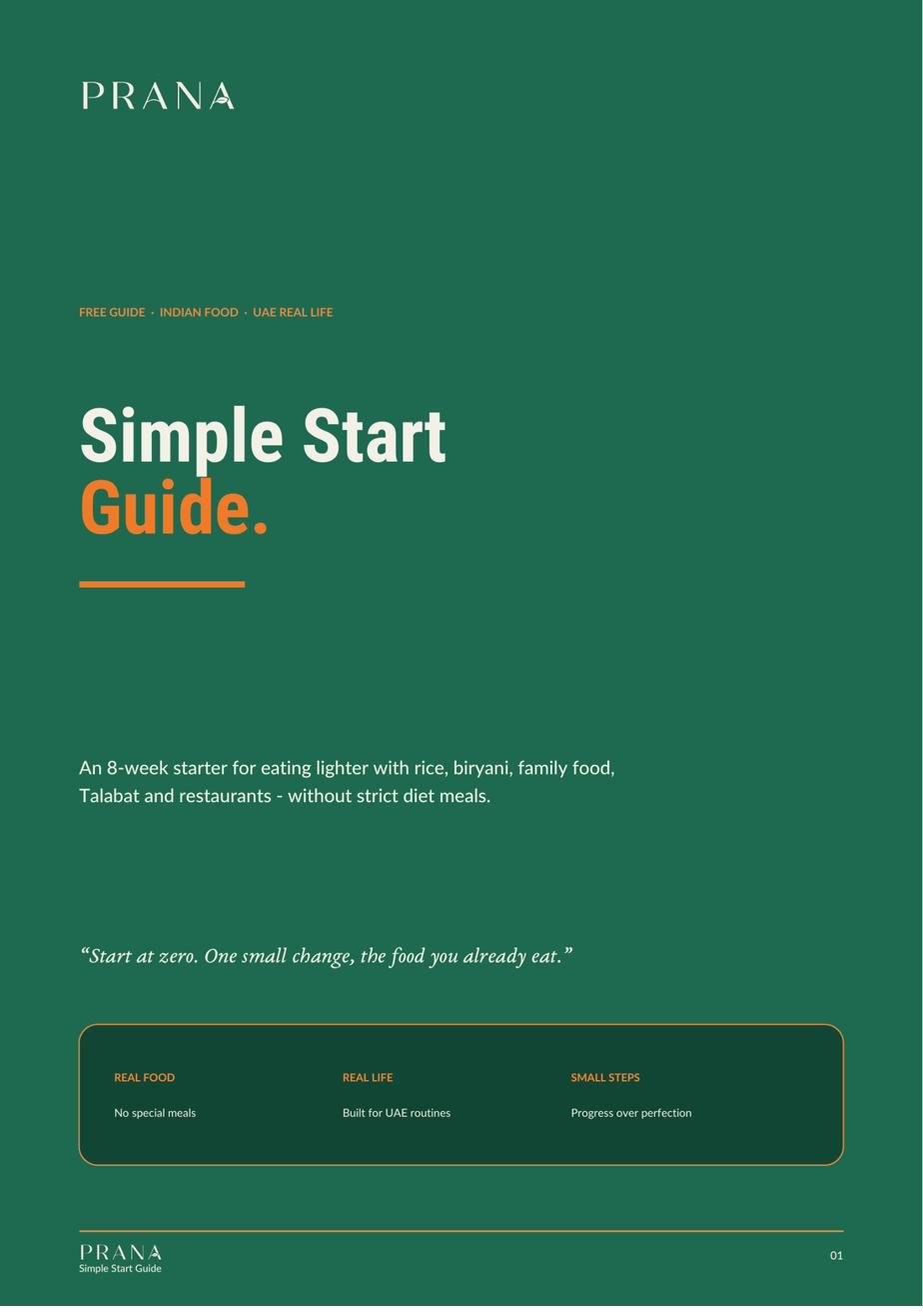 PRANA Simple Start Guide cover